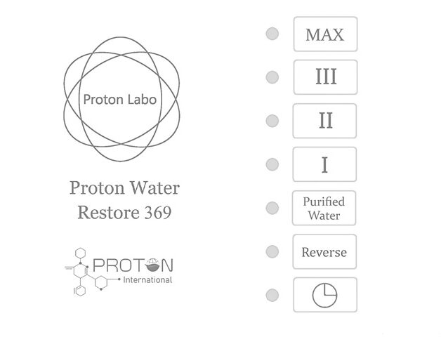 Restore 369 フロントパネル Proton International ロゴ